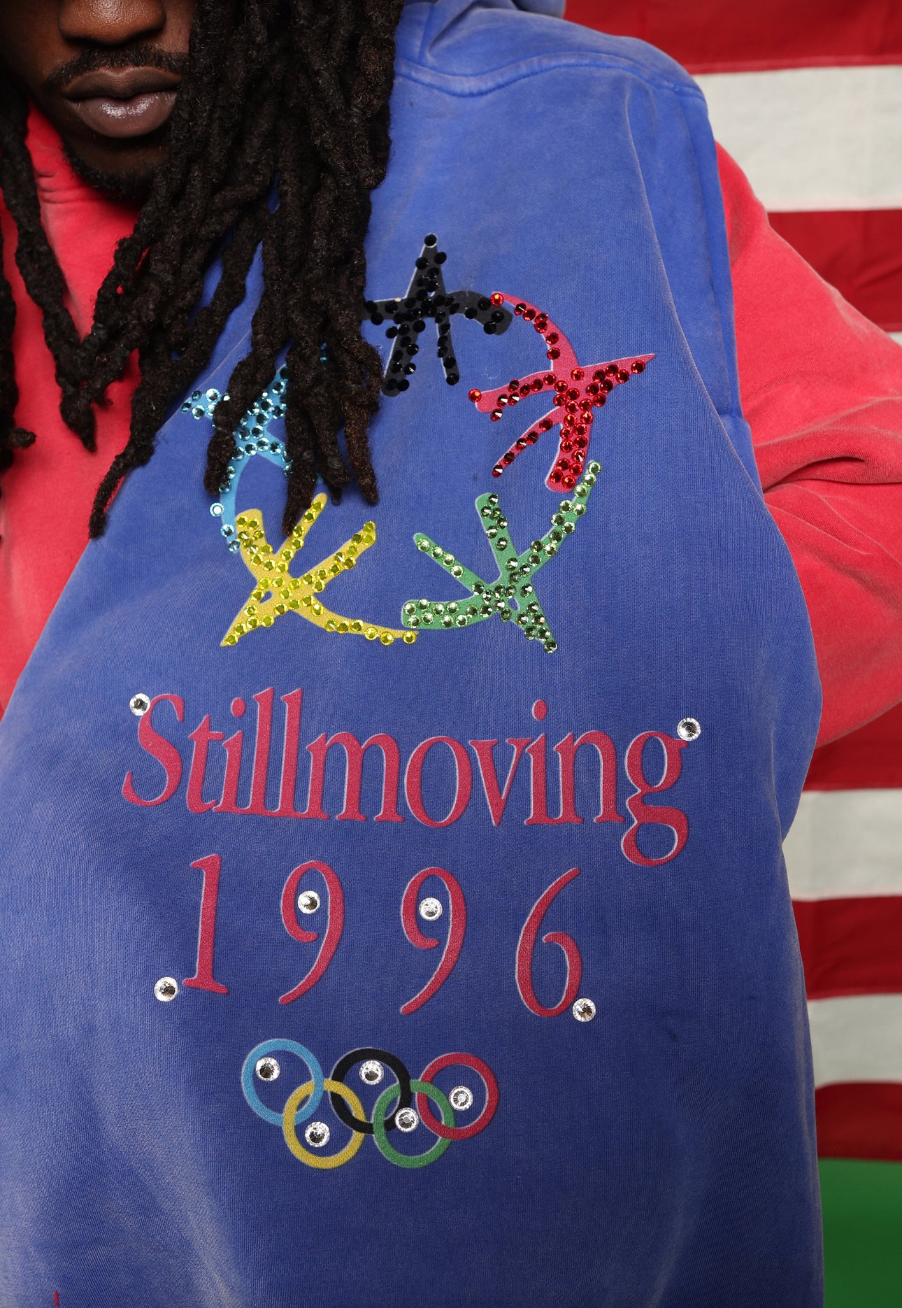 Atlanta 1996 rhinestone sweatsuit